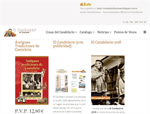 Tablet Screenshot of elcandelario.com